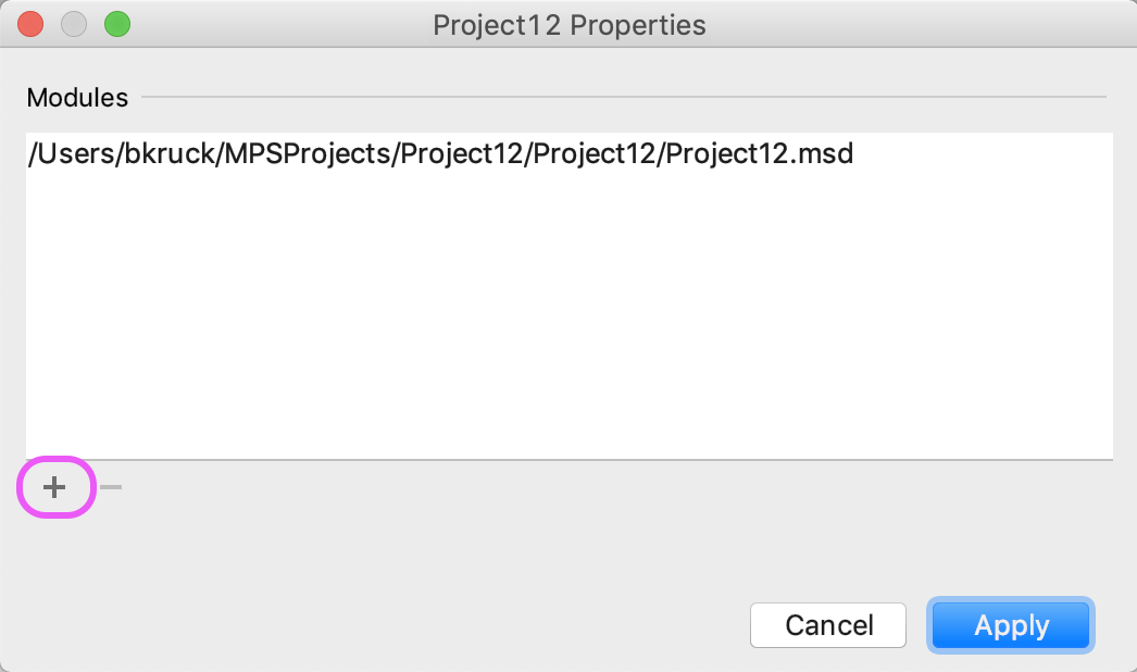 Project Properties