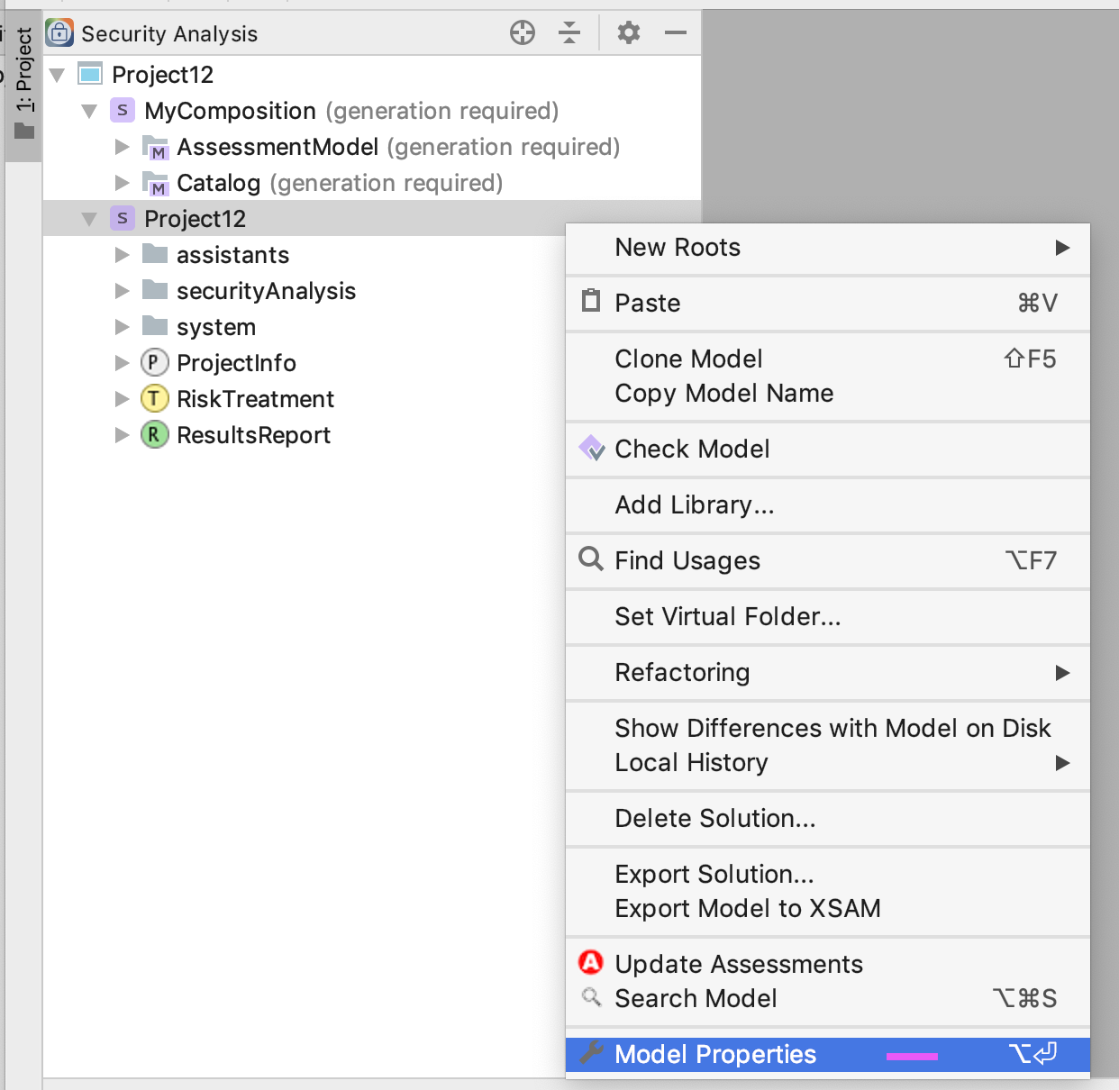 project view