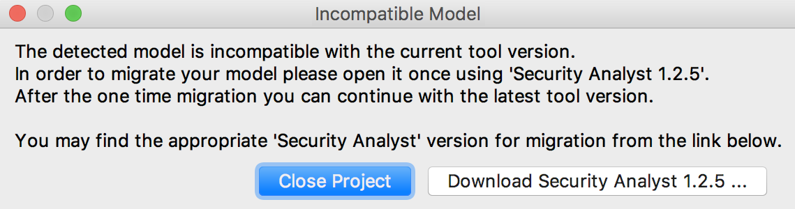 Incompatible Model